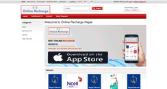 Desktop Screenshot of onlinerechargecard.com