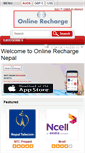 Mobile Screenshot of onlinerechargecard.com